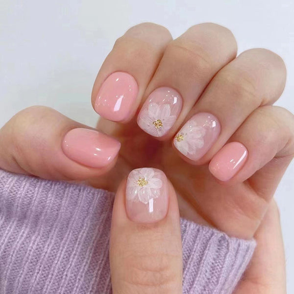 12 Sizes-24 Pcs Press On Nails W1467