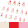 12 Sizes-24 Pcs Press On Nails JP1786