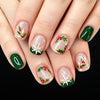 12 Sizes-24 Pcs Press On Nails C2127