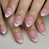 12 Sizes-24 Pcs Press On Nails C1518