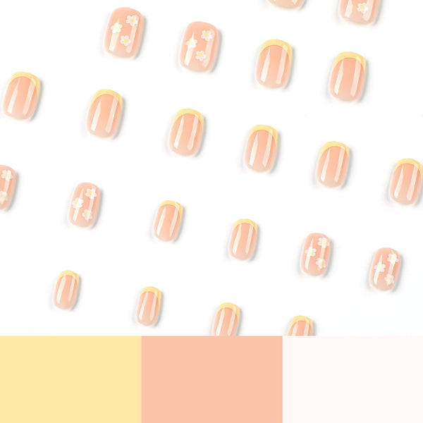 12 Sizes-24 Pcs Press On Nails JP2600