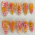 12 Sizes-24 Pcs Press On Nails Z971