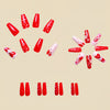 12 Sizes-24 Pcs Press On Nails Y509