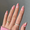 12 Sizes-24 Pcs Press On Nails JP3121