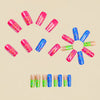 12 Sizes-24 Pcs Press On Nails Y1950