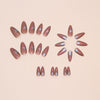 12 Sizes-24 Pcs Press On Nails W1571