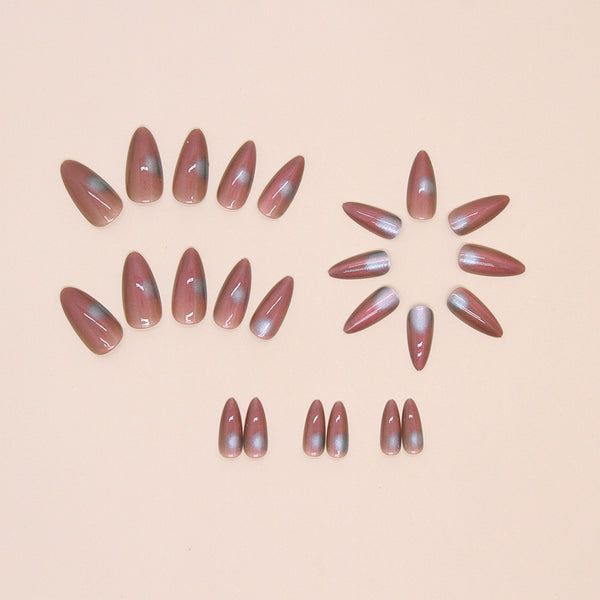 12 Sizes-24 Pcs Press On Nails W1571