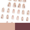 12 Sizes-24 Pcs Press On Nails JP3314