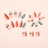12 Sizes-24 Pcs Press On Nails W1909
