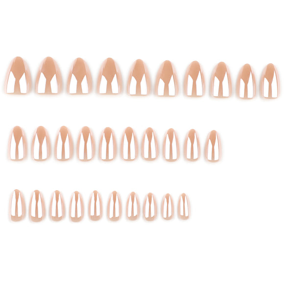 12 Sizes-24 Pcs Press On Nails JP4024