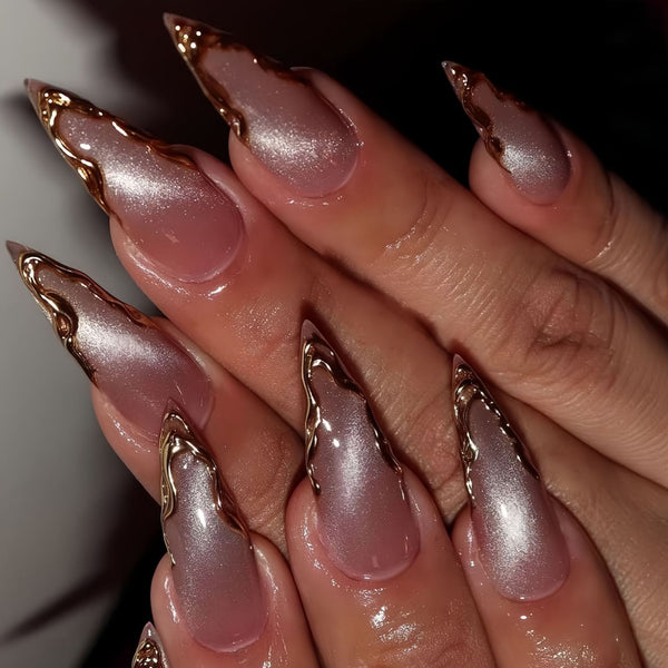 12 Sizes-24 Pcs Press On Nails Y1805
