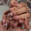 12 Sizes-24 Pcs Press On Nails JP3786
