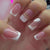 12 Sizes-24 Pcs Press On Nails W1037