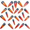 12 Sizes-24 Pcs Press On Nails Y1024