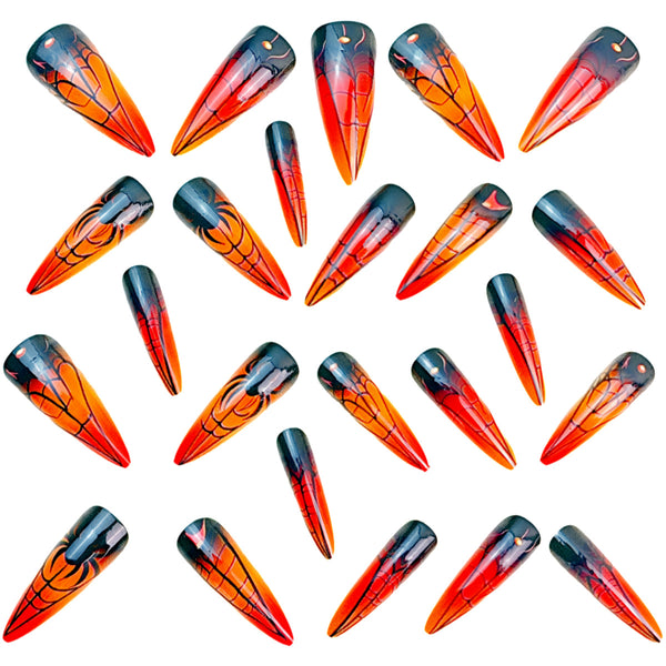 12 Sizes-24 Pcs Press On Nails Y1024