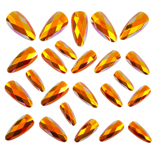 12 Sizes-24 Pcs Press On Nails Y1610