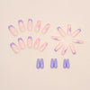 12 Sizes-24 Pcs Press On Nails W1045