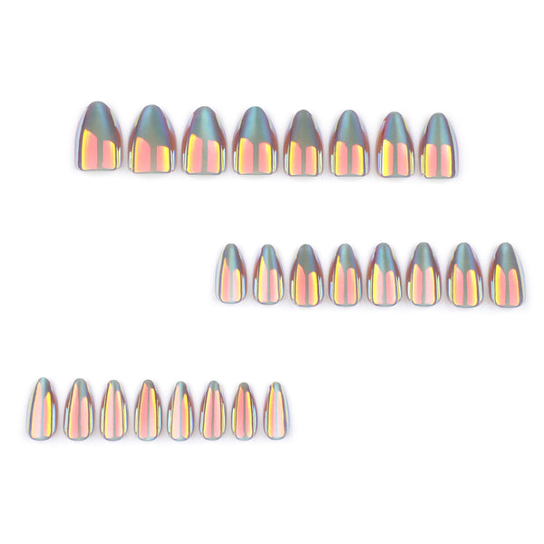 12 Sizes-24 Pcs Press On Nails DIY41