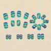 12 Sizes-24 Pcs Press On Nails Y1741