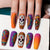 12 Sizes-24 Pcs Press On Nails Y1180
