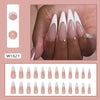 12 Sizes-24 Pcs Press On Nails W1621