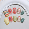 12 Sizes-24 PcsPress On Nails R960
