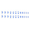 12 Sizes-24 Pcs Press On Nails W1200