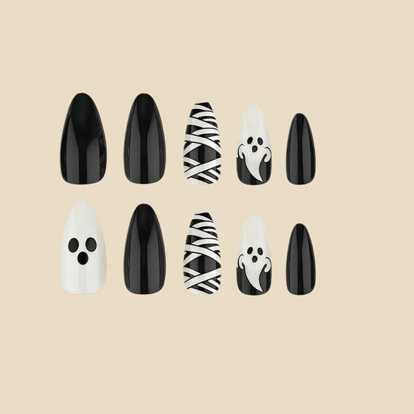 12 Sizes-24 Pcs Press On Nails y2102
