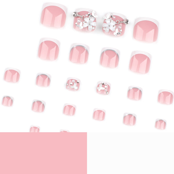 Press On Toe nails Set 16pcs/set JP3346