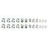 12 Sizes-24 Pcs Press On Nails W1388