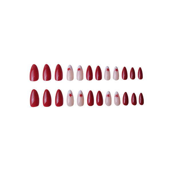12 Sizes-24 Pcs Press On Nails Y149