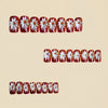 12 Sizes-24 Pcs Press On Nails Y1632