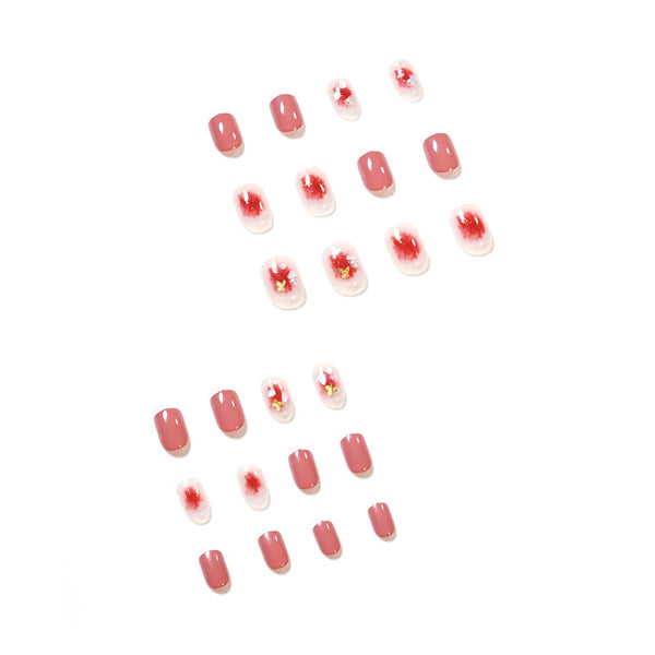 12 Sizes-24 Pcs Press On Nails JP1457