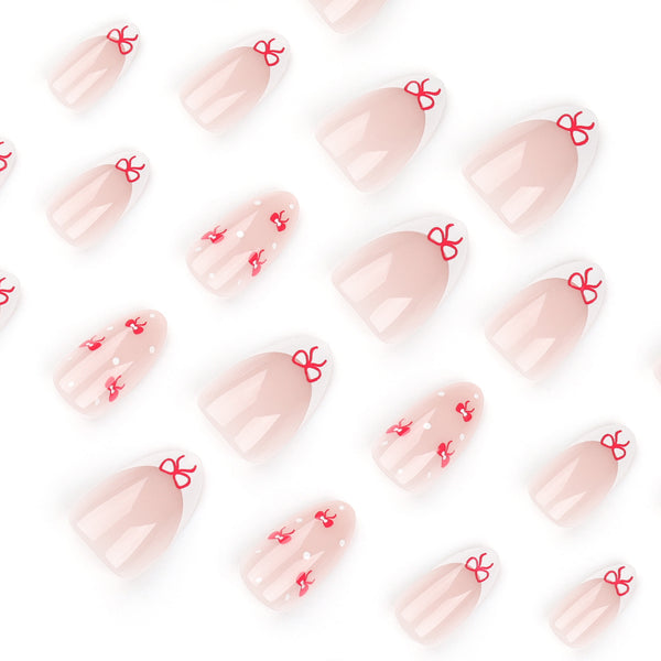 12 Sizes-24 Pcs Press On Nails JP3121