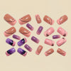 12 Sizes-24 Pcs Press On Nails Y1554