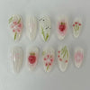 12 Sizes-24 Pcs Press On Nails Z1094