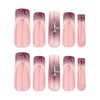 12 Sizes-24 Pcs Press On Nails JP3522