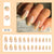 12 Sizes-24 Pcs Press On Nails W767