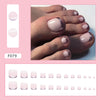 12 Sizes-24 Pcs Press On Nails F079