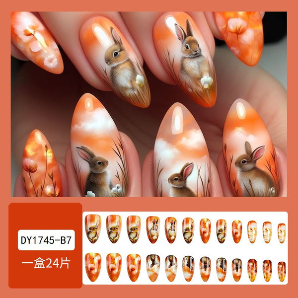 12 Sizes-24 PcsPress On NailsDY1745-B7