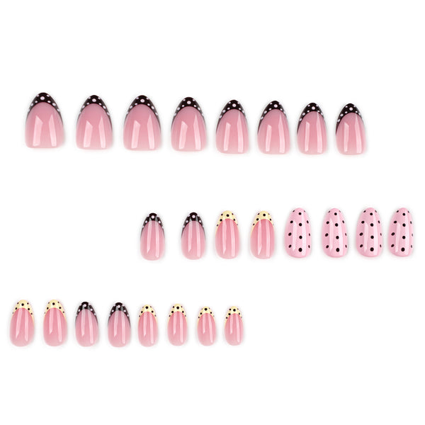 12 Sizes-24 Pcs Press On Nails JP4392