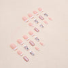 12 Sizes-24 Pcs Press On Nails W808