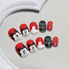12 Sizes-24 Pcs Press On Nails K012
