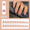 12 Sizes-24 Pcs Press On Nails W1660
