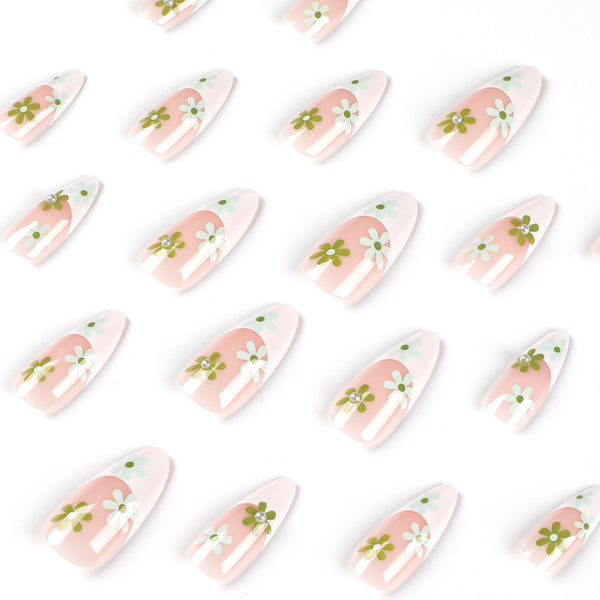 12 Sizes-24 Pcs Press On Nails JP2256