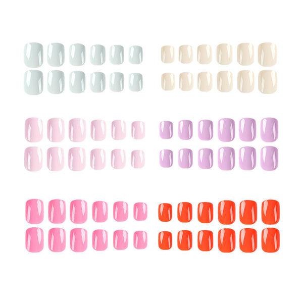 12 Sizes-24 Pcs Press On Nails HZ05