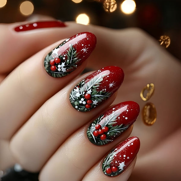 12 Sizes-24 Pcs Press On Nails Y1374