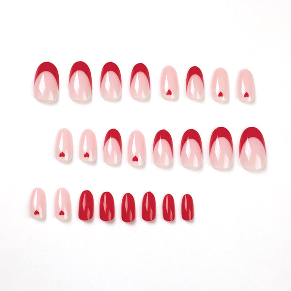 12 Sizes-24 Pcs Press On Nails JP1879