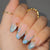 12 Sizes-24 Pcs Press On Nails W1545