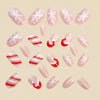 12 Sizes-24 Pcs Press On Nails Y1278
